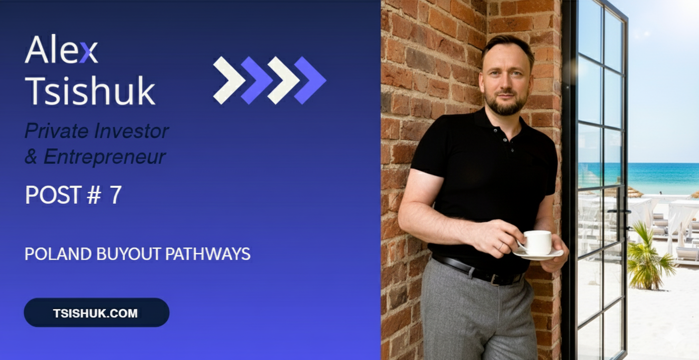 Private investor Alex Tsishuk ; investment opportunities — Poland Buyout Pathways